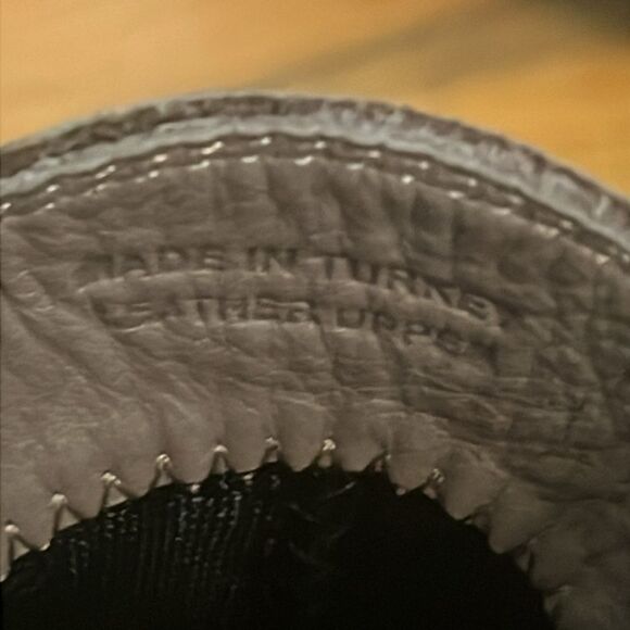 Bueno brown leather Florida Chelsea Boots pull on size 37 / US 7-7.5 - Picture 13 of 13